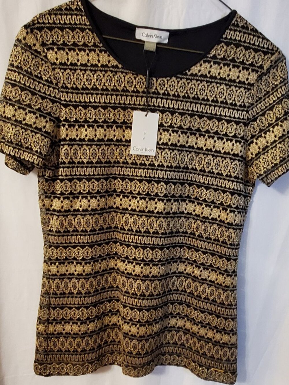 NWT! Calvin Klein Suits Blouse Size: S